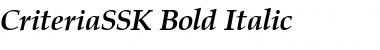Download CriteriaSSK Font Download CriteriaSSK Font
