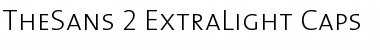 TheSans ExtraLight Font