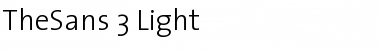 TheSans Light Font