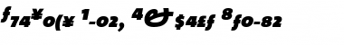 The Sans Black- Italic Font
