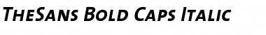 The Sans Bold- Italic Font
