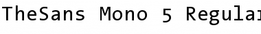 TheSans Mono Regular Font