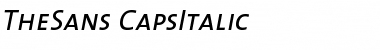 Download TheSans-CapsItalic Font