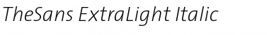 TheSans-ExtraLight Extra Light Font