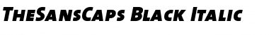 TheSansCaps-Black Black Font