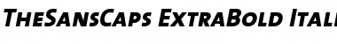 TheSansCaps-ExtraBold Extra Bold Font