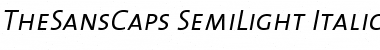 TheSansCaps-SemiLight Roman Font