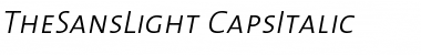 Download TheSansLight-CapsItalic Font