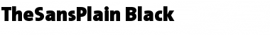 Download TheSansPlain-Black Font