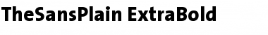 Download TheSansPlain-ExtraBold Font