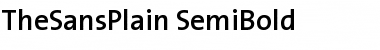 Download TheSansPlain-SemiBold Font
