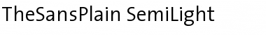 Download TheSansPlain-SemiLight Font