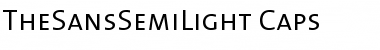 TheSansSemiLight-Caps Regular Font