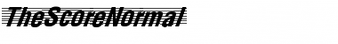 Download TheScoreNormal Font Download TheScoreNormal Font