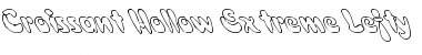 Download Croissant Hollow Extreme Lefty Font Download Croissant Hollow Extreme Lefty Font