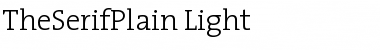 TheSerifPlain-Light Light Font