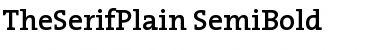 Download TheSerifPlain-SemiBold Font