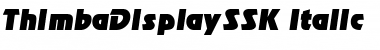 Download ThimbaDisplaySSK Font Download ThimbaDisplaySSK Font