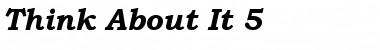 Download Think About It 5 Font Download Think About It 5 Font