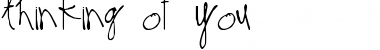 Download Thinking of You Font Download Thinking of You Font