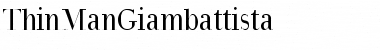 Download ThinManGiambattista Font Download ThinManGiambattista Font