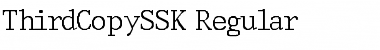 Download ThirdCopySSK Font Download ThirdCopySSK Font