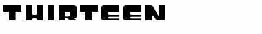 Download Thirteen Font Download Thirteen Font