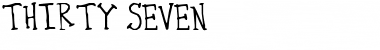 Download Thirty Seven Font Download Thirty Seven Font