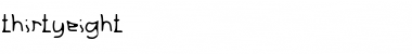Download thirtyeight Font Download thirtyeight Font
