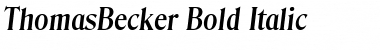 Download ThomasBecker Font