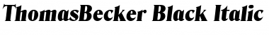Download ThomasBecker-Black Font Download ThomasBecker-Black Font