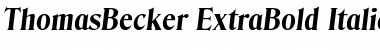 Download ThomasBecker-ExtraBold Font