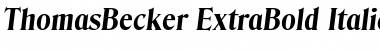 Download ThomasBecker-ExtraBold Font Download ThomasBecker-ExtraBold Font