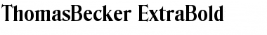 Download ThomasBecker-ExtraBold Font