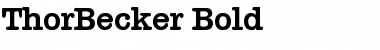 Download ThorBecker Font Download ThorBecker Font