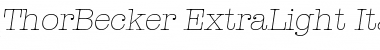 Download ThorBecker-ExtraLight Font Download ThorBecker-ExtraLight Font