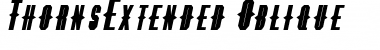 Download ThornsExtended Font Download ThornsExtended Font