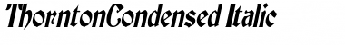 Download ThorntonCondensed Font Download ThorntonCondensed Font