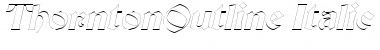 Download ThorntonOutline Font Download ThorntonOutline Font