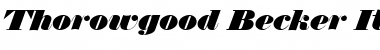Download Thorowgood Becker Font