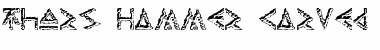 Download Thors Hammer Carved Font Download Thors Hammer Carved Font