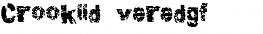 Download Crookiid Font Download Crookiid Font