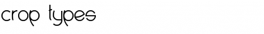 Download crop types Font Download crop types Font