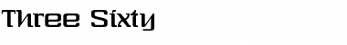 Download Three-Sixty Font Download Three-Sixty Font