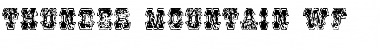 Download Thunder Mountain WF Font Download Thunder Mountain WF Font