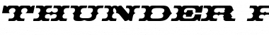 Download Thunder row Font Download Thunder row Font