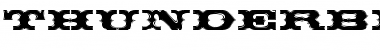 Download ThunderbirdDRegIn1 Font Download ThunderbirdDRegIn1 Font