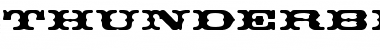 Download ThunderbirdDRegRo1 Font Download ThunderbirdDRegRo1 Font