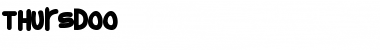 Download Thursdoo Font Download Thursdoo Font