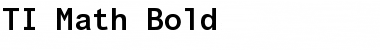 Download TI Math Font